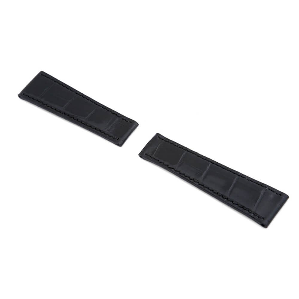 Genuine Alligator Watch Band | Prince | Black | For Rolex Daytona