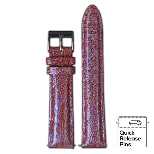 Ostrich Watch Band | Quick Release | Brilliant Pink | for Michele