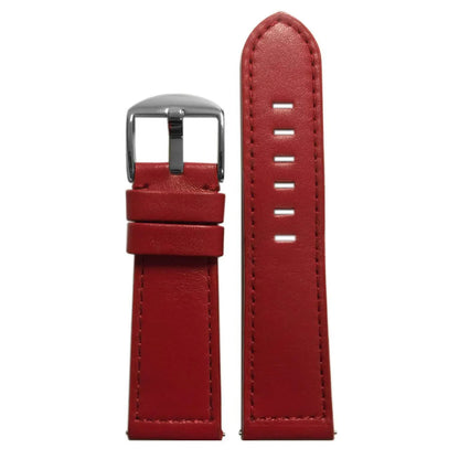 Soft Calf Leather Watch Band | Red | Quick Release