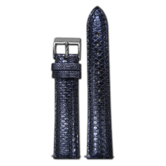 Snake Watch Band | Quick Release | Midnight Blue | for Michele