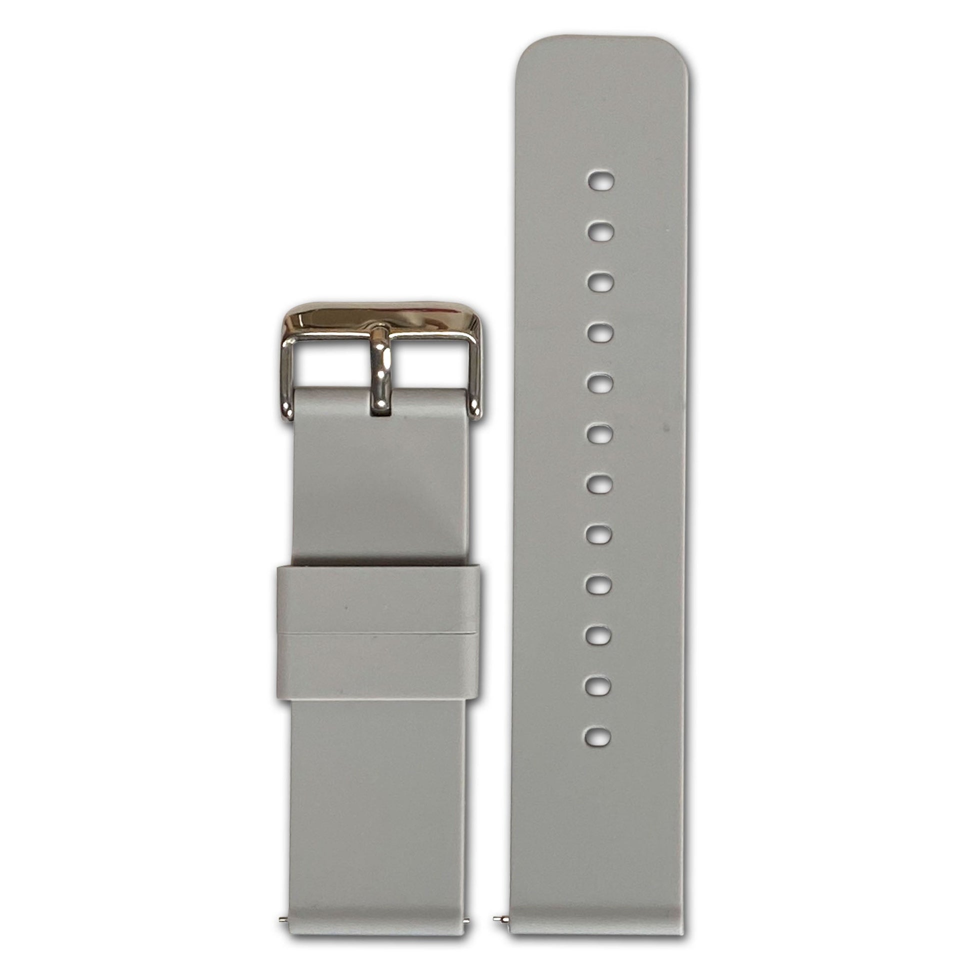 Quick Release Watch Band | Silicone | Two-Piece | Grey