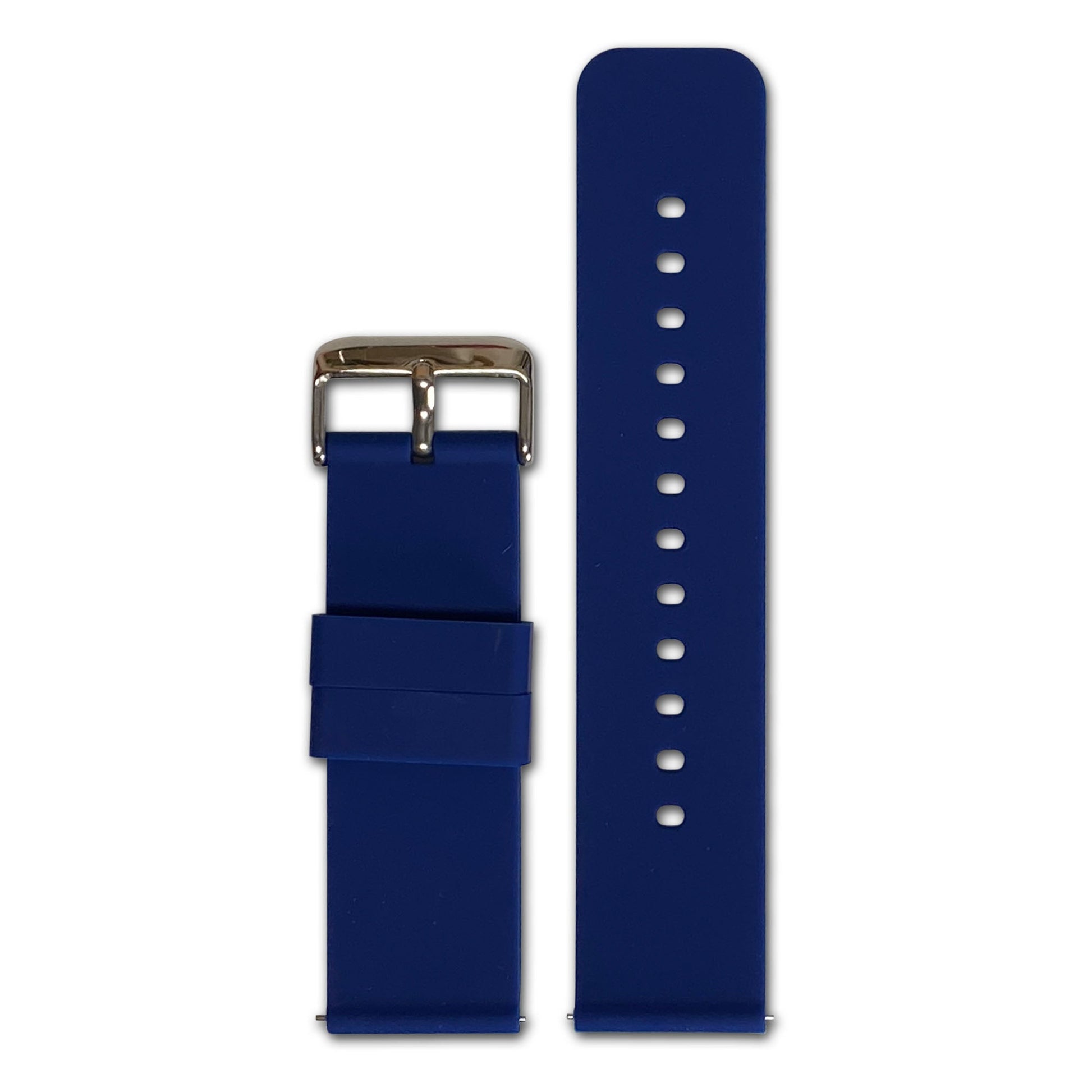 Quick Release Watch Band | Navy | Silicone | Two-Piece