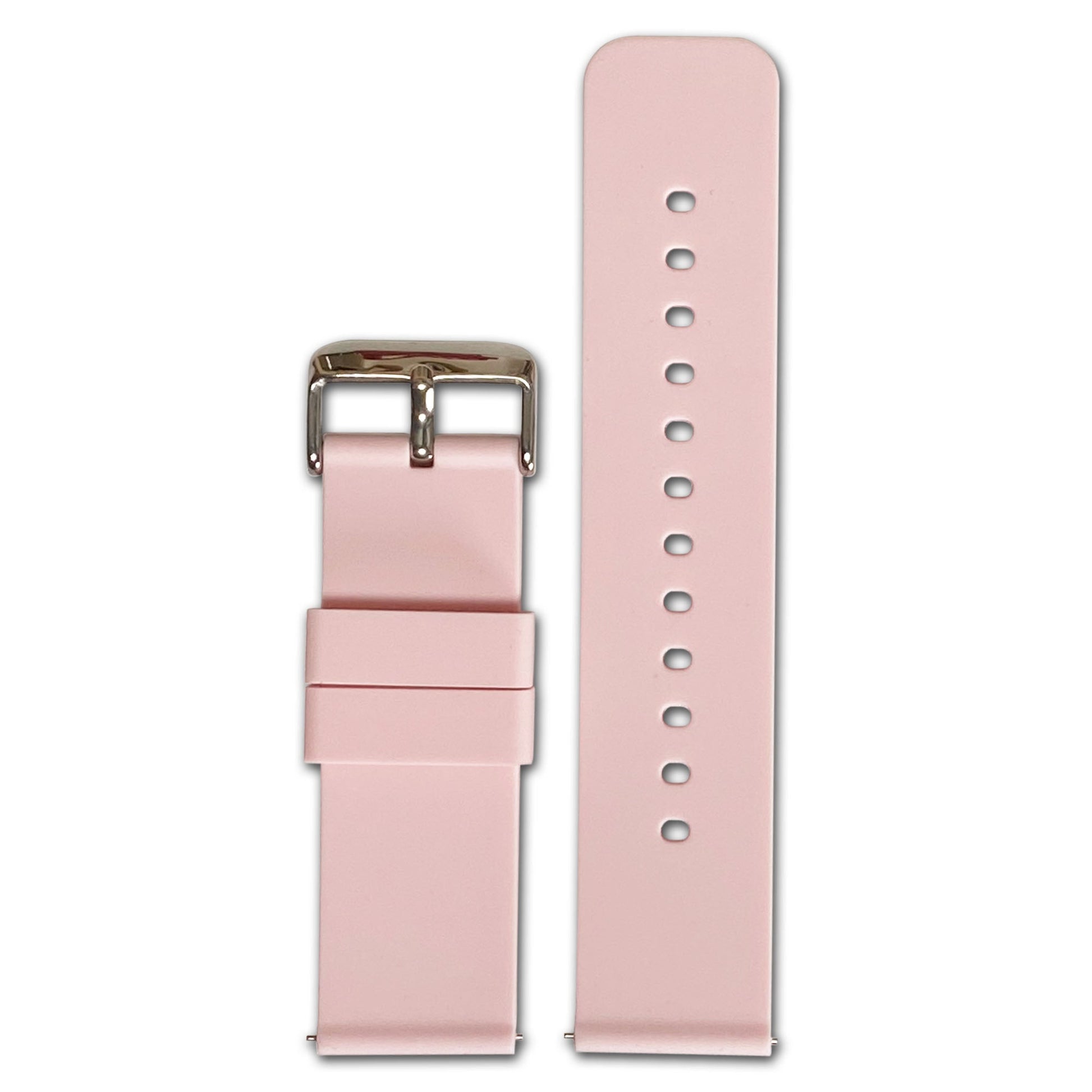 Quick Release Watch Band | Silicone | Two-Piece | Pink