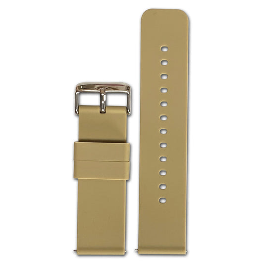 22mm Smart Watch Band | Quick Release | Silicone | Tan