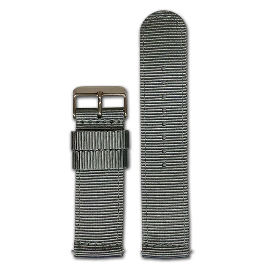 20mm Smart Watch Band | Quick Release | Nylon | Grey