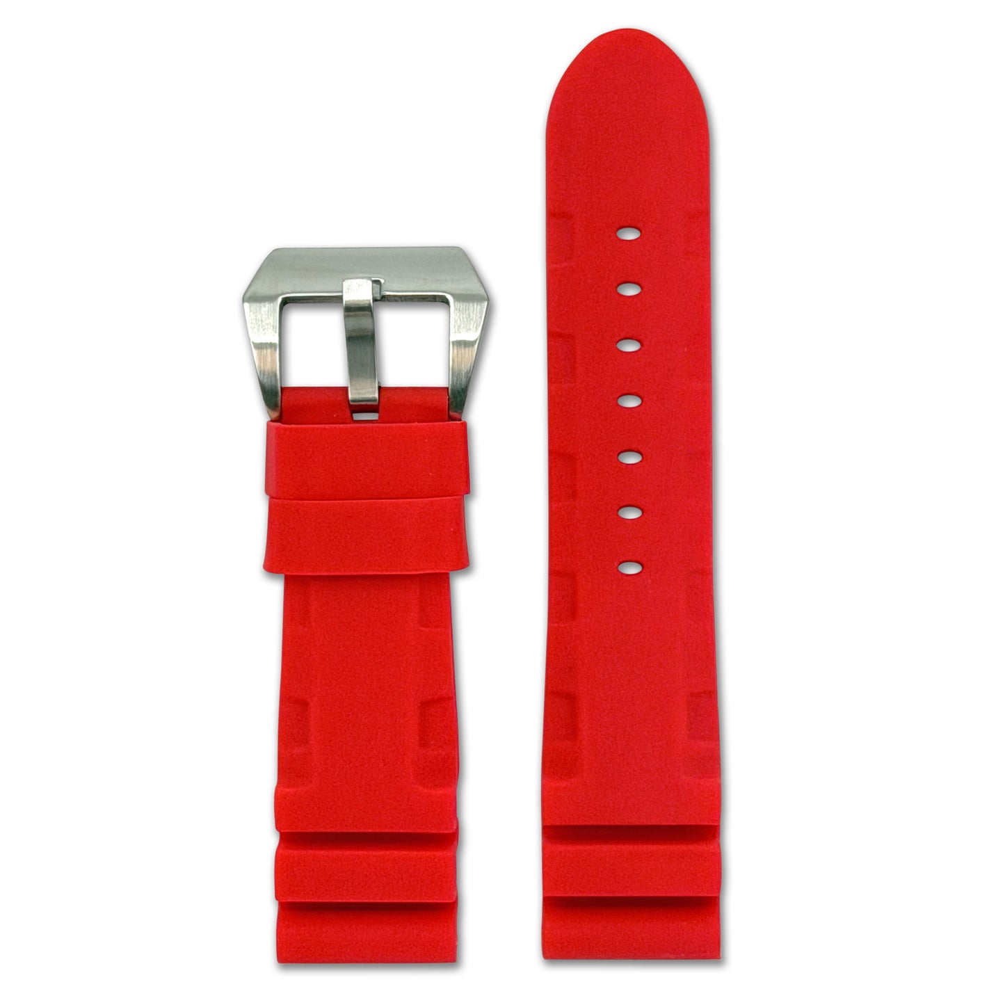 Aquatic Sport Silicone Watch Band | Red