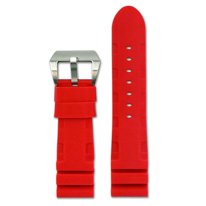 Aquatic Sport Silicone Watch Band | Red