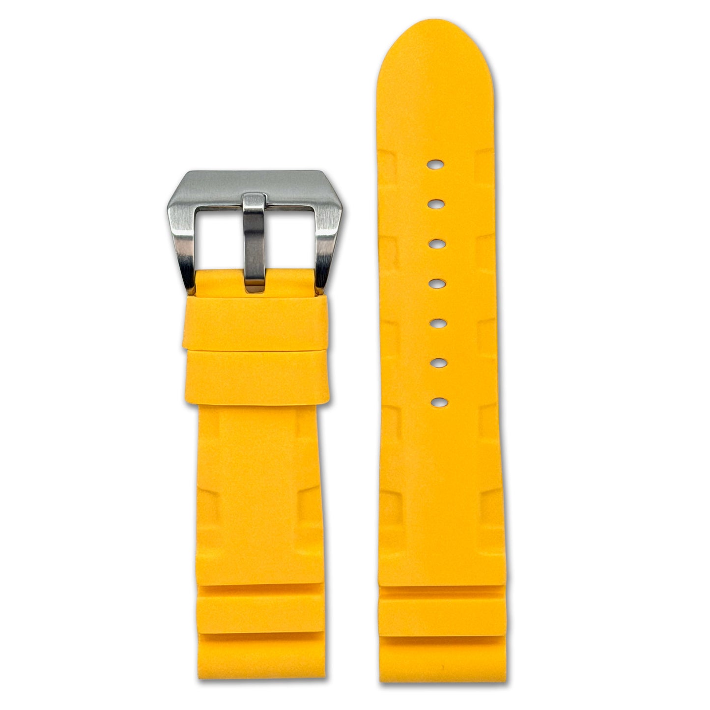 Aquatic Sport Silicone Watch Band | Yellow