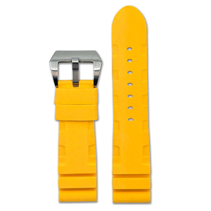 Aquatic Sport Silicone Watch Band | Yellow