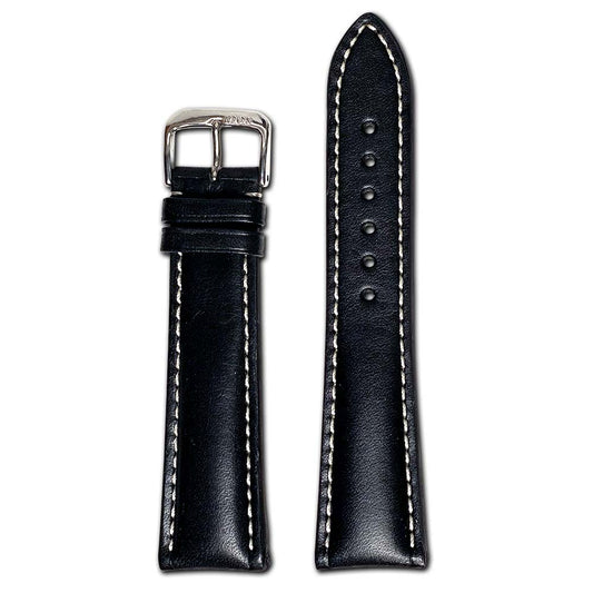 Tanned Leather Watch Band | Black | St. Petersburg