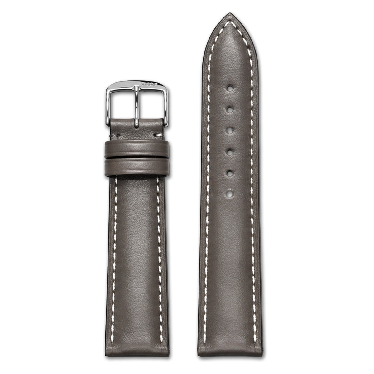 Tanned Leather Watch Band | St. Petersburg | Stone Grey