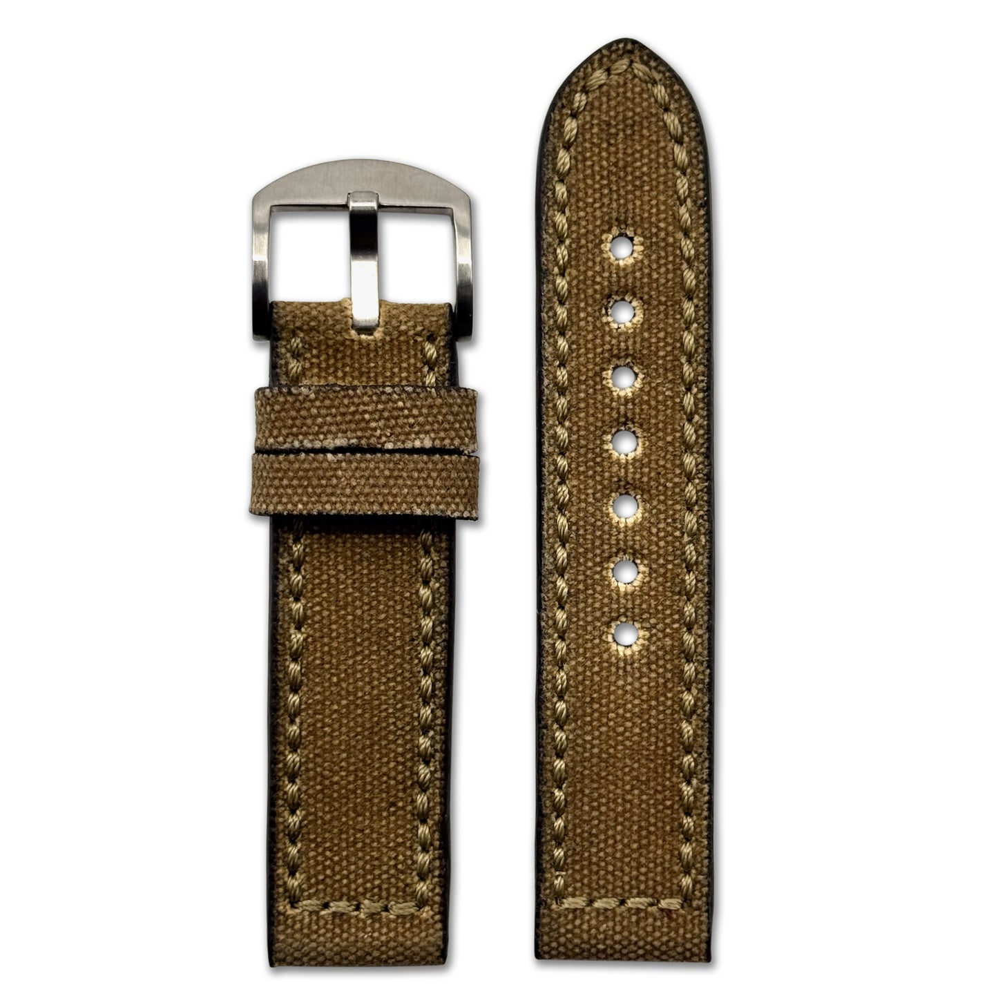 Genuine Canvas Watch Band | Virginia | Honey