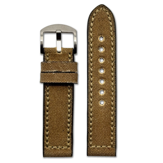 Genuine Canvas Watch Band | Virginia | Honey