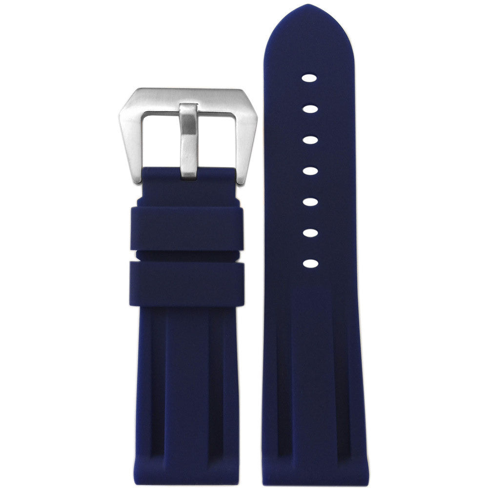 Dark Blue Waterproof  Rubber Watch Band | Diver | For Panerai